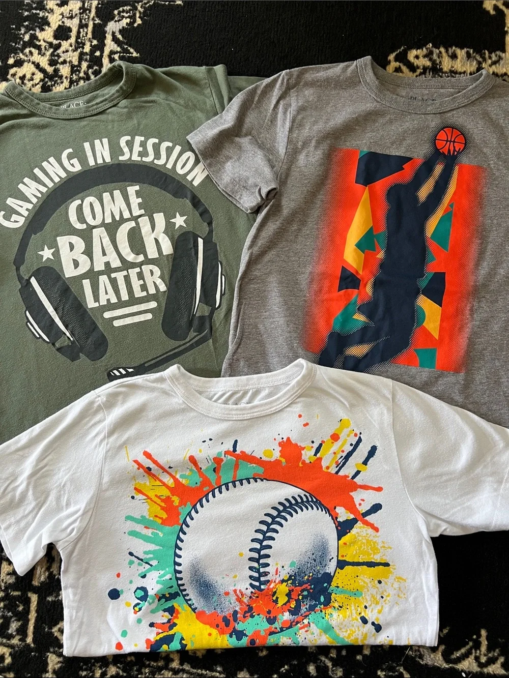 Boys Children’s Place sports graphic bundle size M 7/8